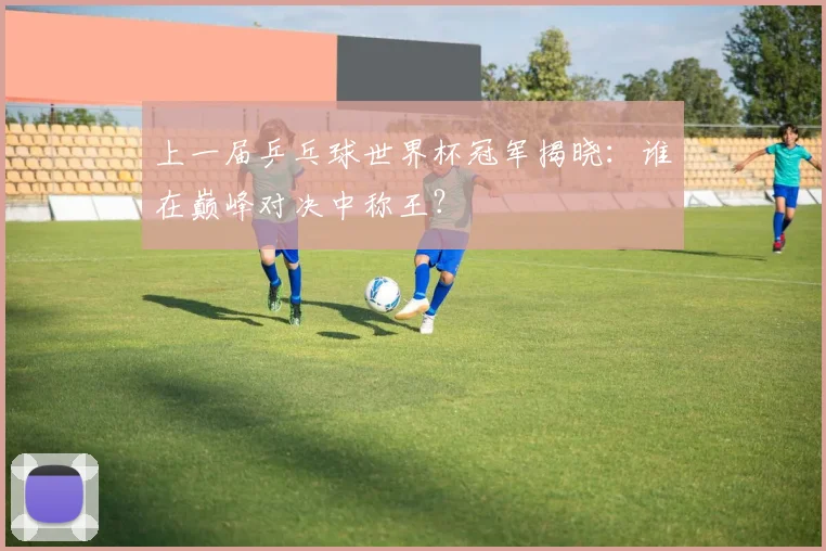 上一届乒乓球世界杯冠军揭晓：谁在巅峰对决中称王？